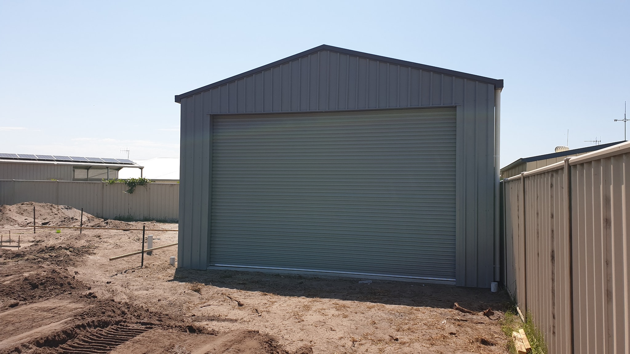 small steel sheds