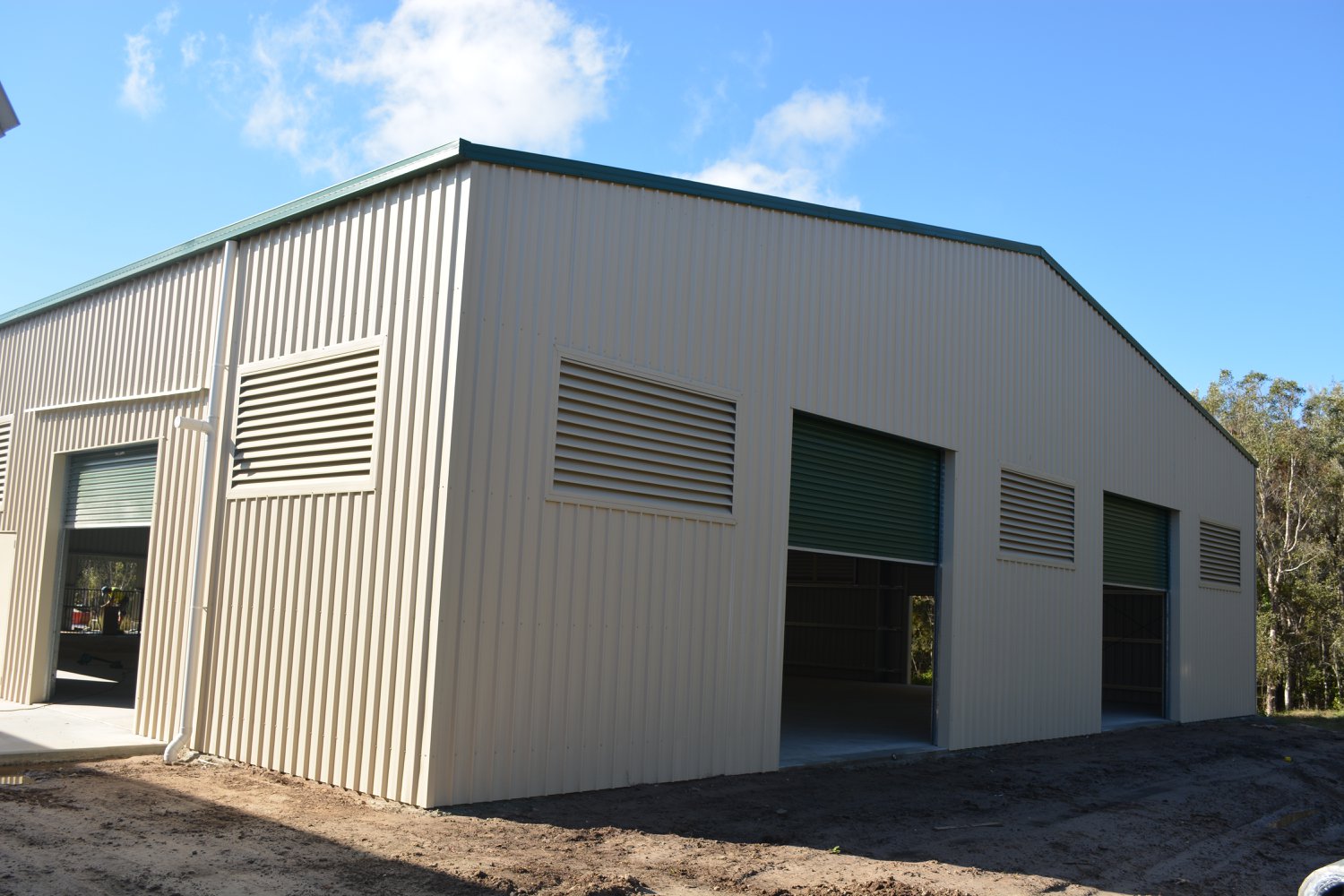 large commercial shed